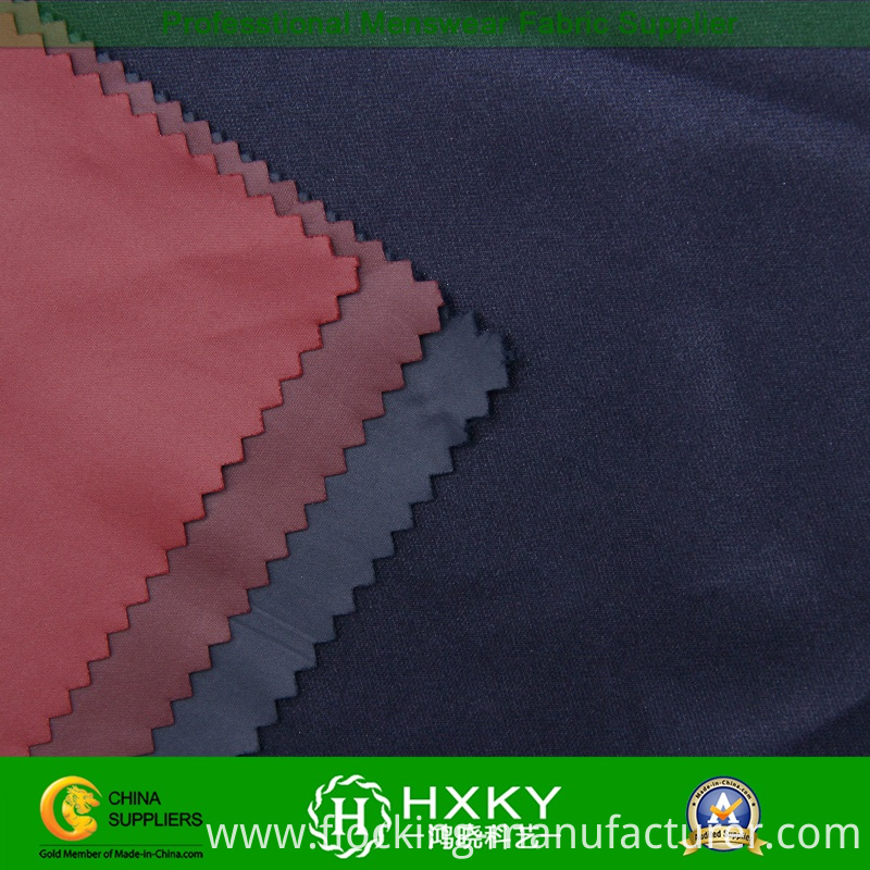 50d Cire Processing Polyester Compound Fabric for Men's Jacket